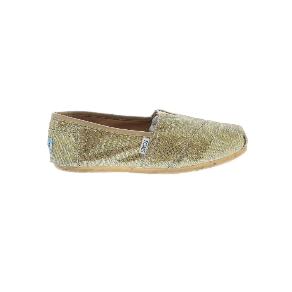 TOMS Metallic Alpargata Slip On Shoes - Size 7.5